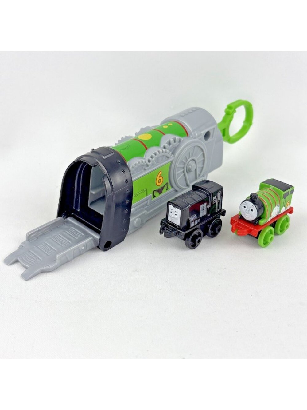 Gullane Thomas & Friends Minis Percy Launcher Rare 2015 + Minis